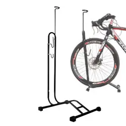 Upright Bike Stand Freestanding Indoor Bike Storage Rack Safe & Secure Bicycle Floor Stand Vertical And Horizontal Bike Holder