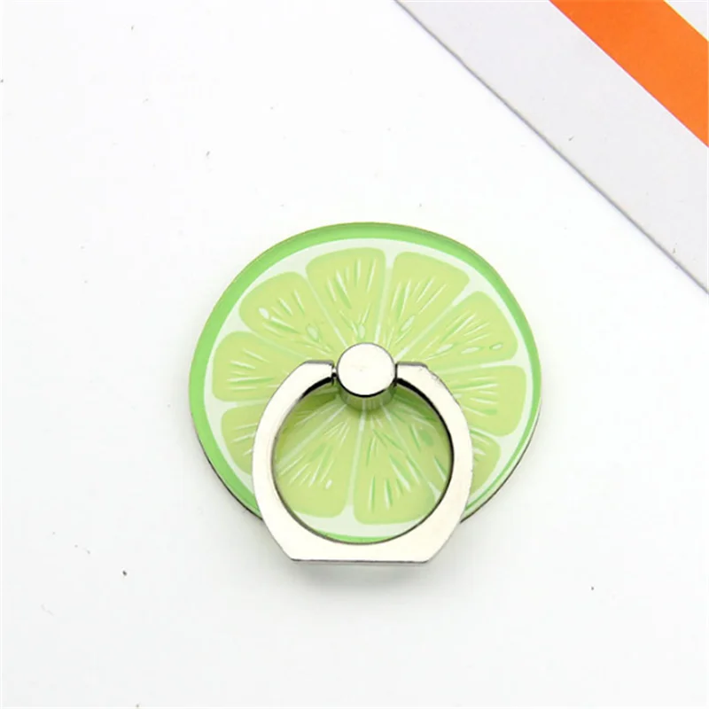 Orange Lemon Strawberry Grape Finger Ring Smartphone Stand Holder Mobile Phone Holder Stand For Iphone 13 14 Xiaomi Huawei