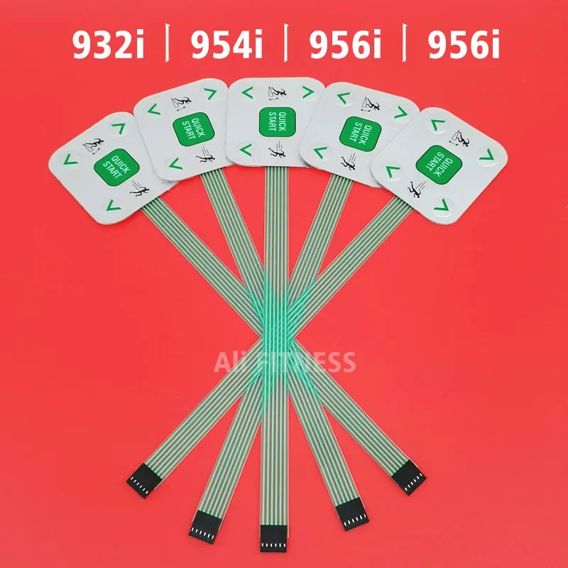 Teclado com botão de partida/parada rápida para peças de esteira PRECOR 932 932i 954 954i 956 956i para reparo de PRECOR