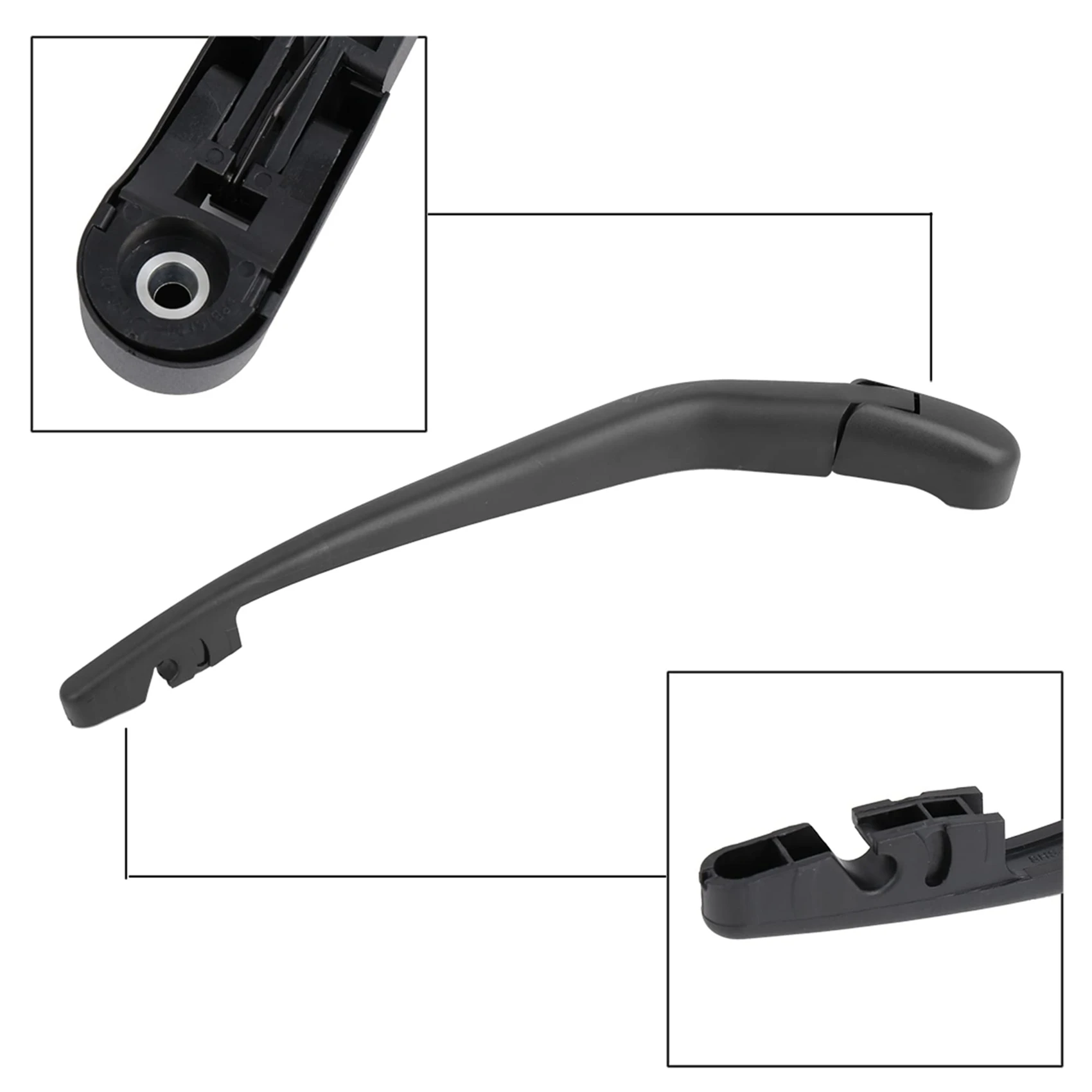 YGF-qRear Windshield Wiper Blade Arm Set for Honda Fit Jazz 2014-2019 Windshield Wiper Arm with Blade
