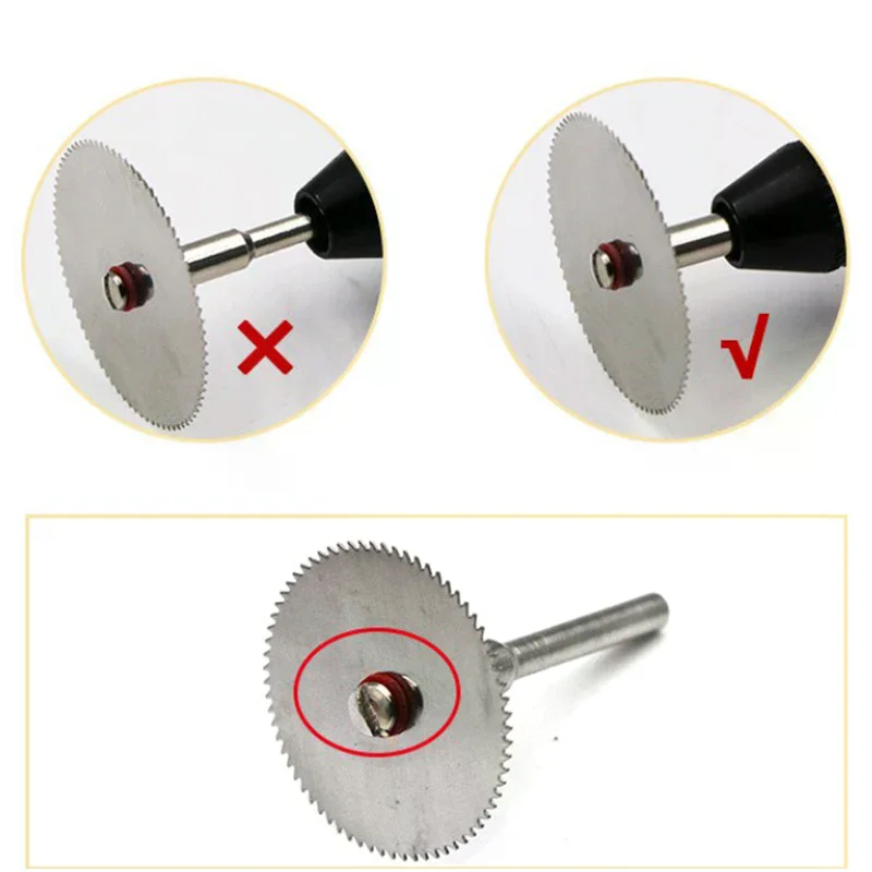 5pcs Mini Circular Saw Blade Set Stainless Steel Wood Cutting Disc for Rotary Tools with Mandrel Wood Cutter Wheel view 5