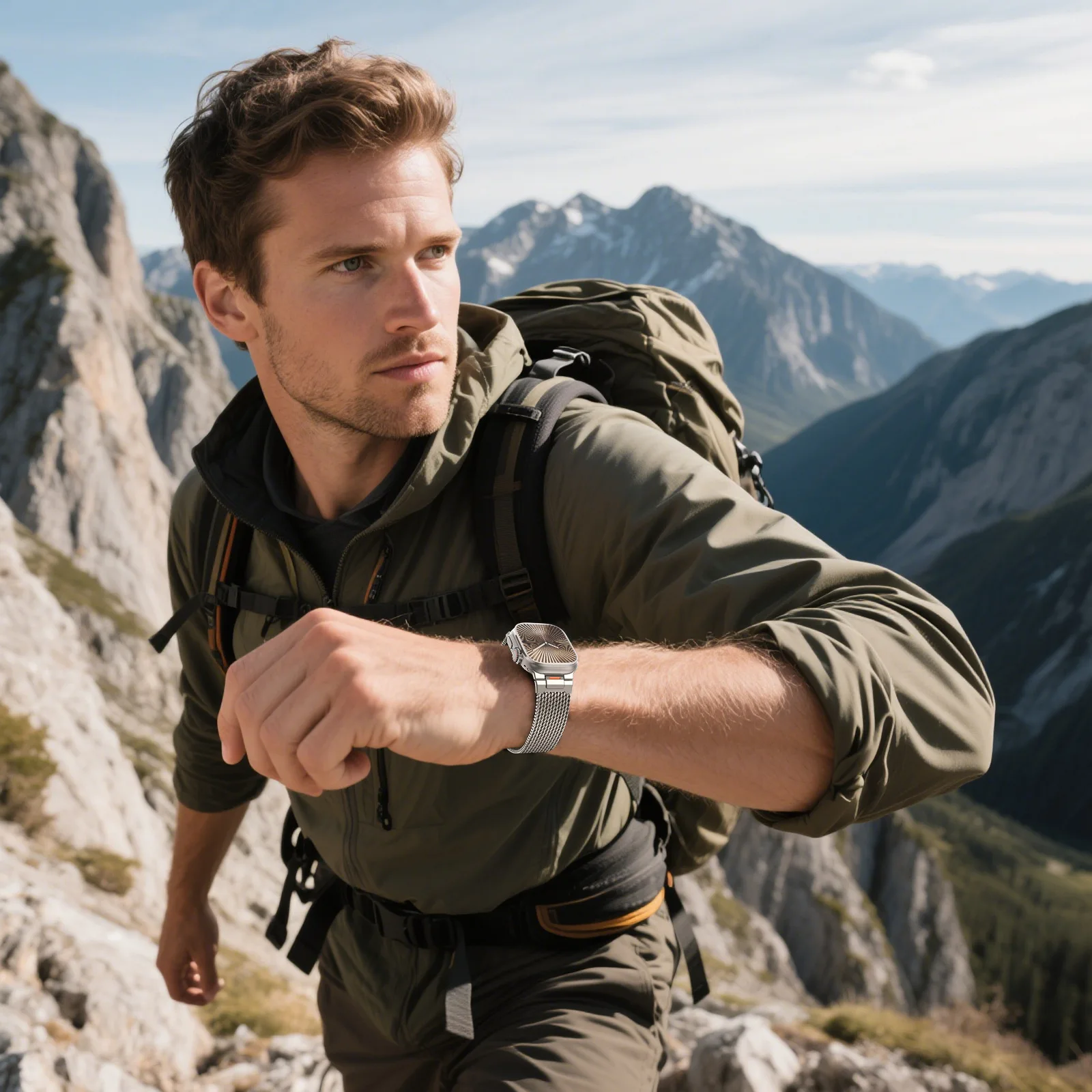 Magnetic Bracelet For Apple Watch 10 42/46mm Correa Stainless Steel Milanese Loop Band For Iwatch 9 8 Ultra 49mm 38/44mm Strap