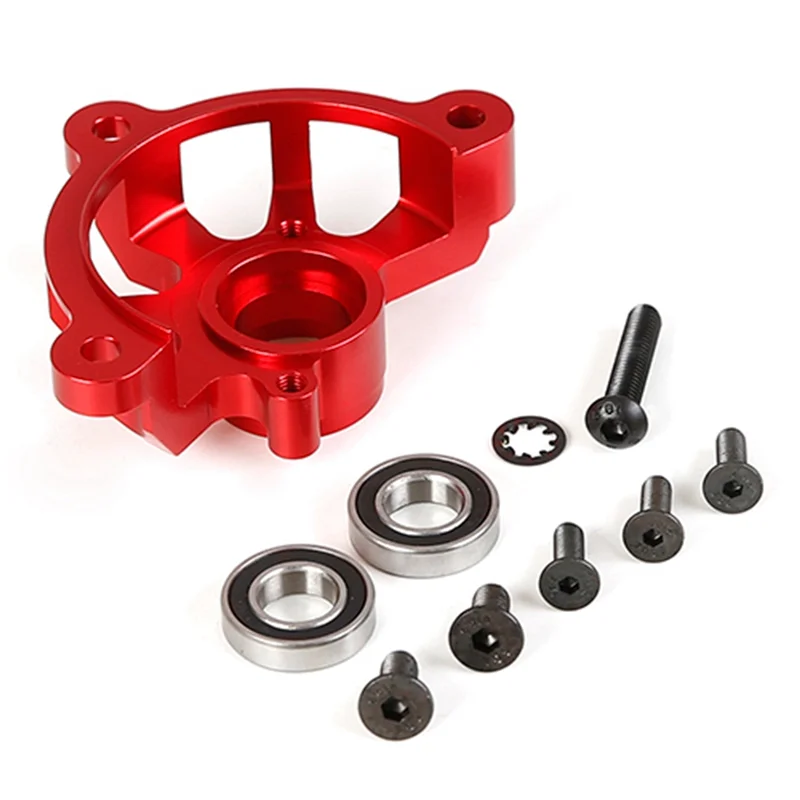 CNC Metal Clutch Tripod Metal Clutch Bell Mount for Rc Car 1/5 HPI ROFUN BAHA KM Rovan Baja 5B 5T 5Sc Toys Parts,Red