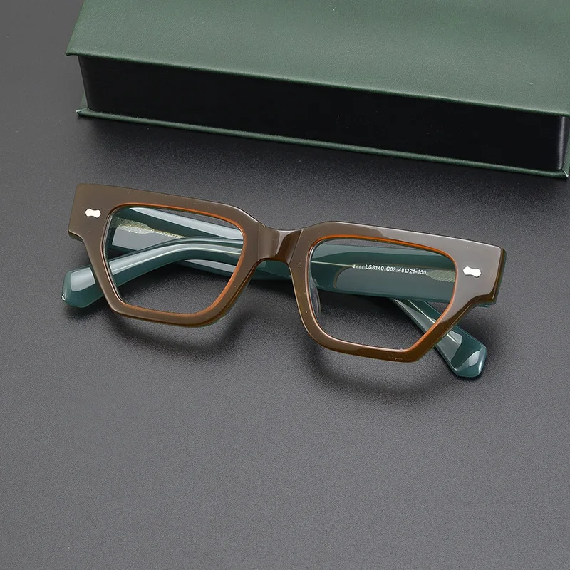 

Vintage 몬츄라 Cat eye очки Acetate Optical EyeGlasses Frames for Women Men Handmade Fashion 안경테 Reading Myopia Hyperopia eyeglass