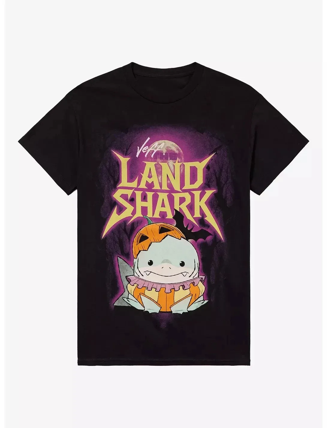 

Футболка с тыквой Marvel Rival Jeff's Land Shark, подарок на Хэллоуин для мужчин и женщин, повседневная футболка из чистого хлопка с короткими рукавами