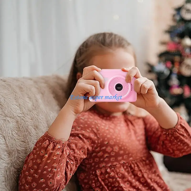 090B Childrens Digital Camera 48MP 720P Photo 4K Video Auto Exposure Multiple Scene Approaches