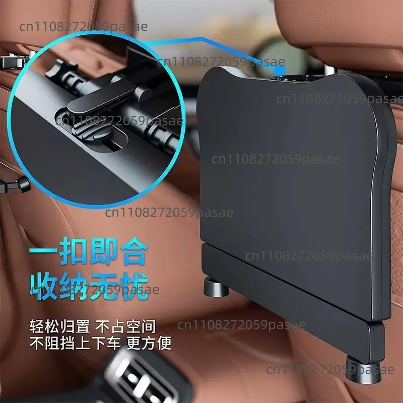 Car travel table Multifunctional car seat back Small table board Adjustable adult  Water cup Computer holder
