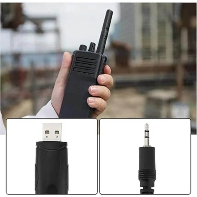 1 Pin 2.5mm USB Programming Cable for MOTOROLA Walkie-talkie GP88S GP3688 GP2000 CP200 CP040 EP450 GP3188 CP160 Radio