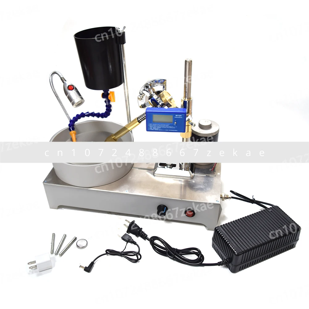 

Машина для огранки драгоценных камней, 1800 об/мин, машина для угла нефрита, 120 Вт, угол нефритового камня, цифровая машина для ювелирных изделий, полировщик ювелирных изделий со светодиодом