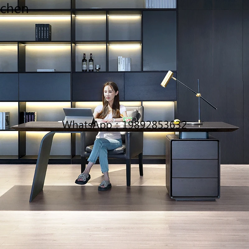 

minimalist light luxury study home desk desk writing desk modern minimalist