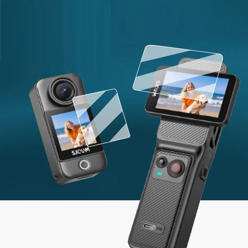 3pcs TPU Clear Soft Film Display Screen Protector Cover Guard For SJCAM C400 Pocket C300 Action Camera Protection Accessories
