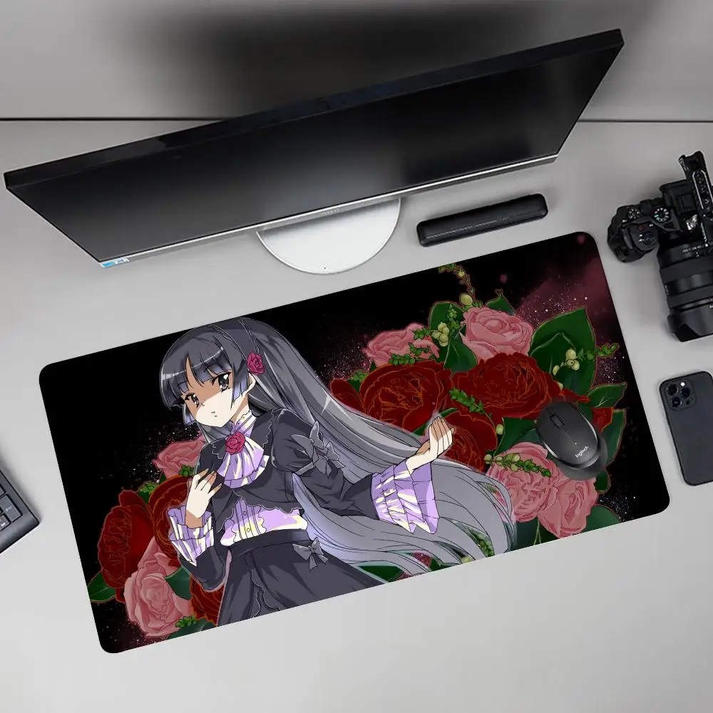 Mouse Pad Anime Oreimo My Little Sister Can't Be This Cute Gaming Mouse Mat Gokou Ruri Ergonomic Rubber Mousepad Cosplay Props