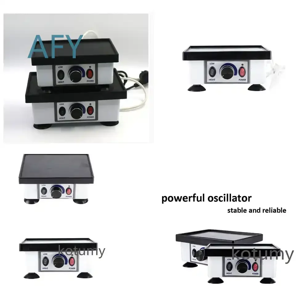 Dental Plaster Oscillator for Dental Lab Equipment Strong Square Vibrator for Plaster Models Infinitely Variable Speed