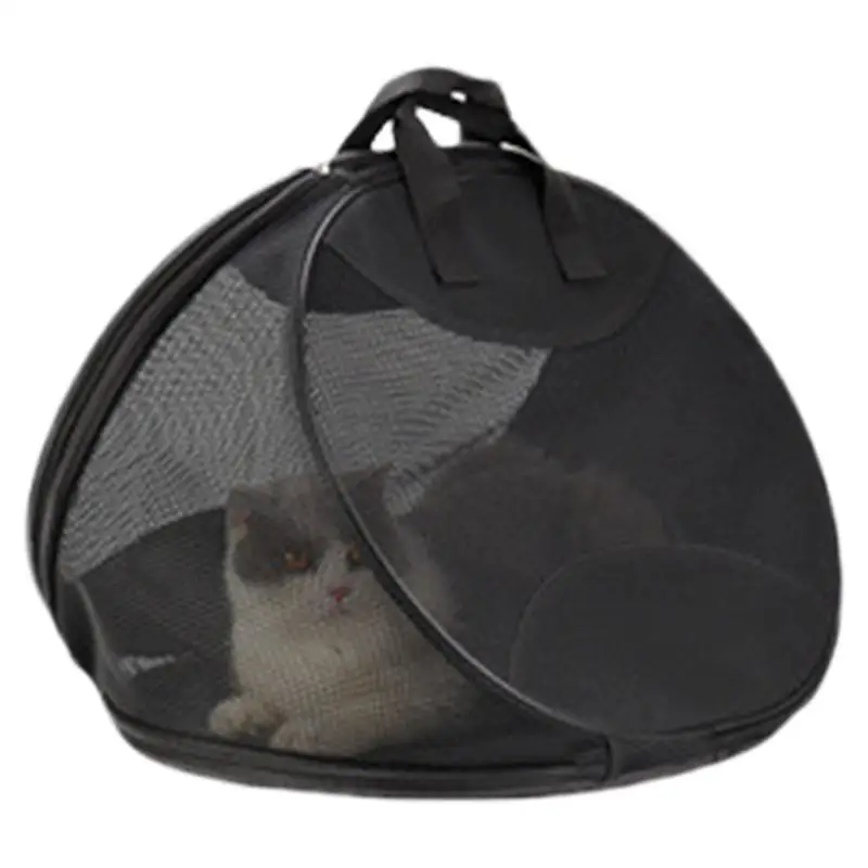 

Cat Carry Bag Compact Mesh Cat Carrier Lightweight Portable Breathable Pouch For Puppy Kitten Outdoor Storage Hiking Small Dogs