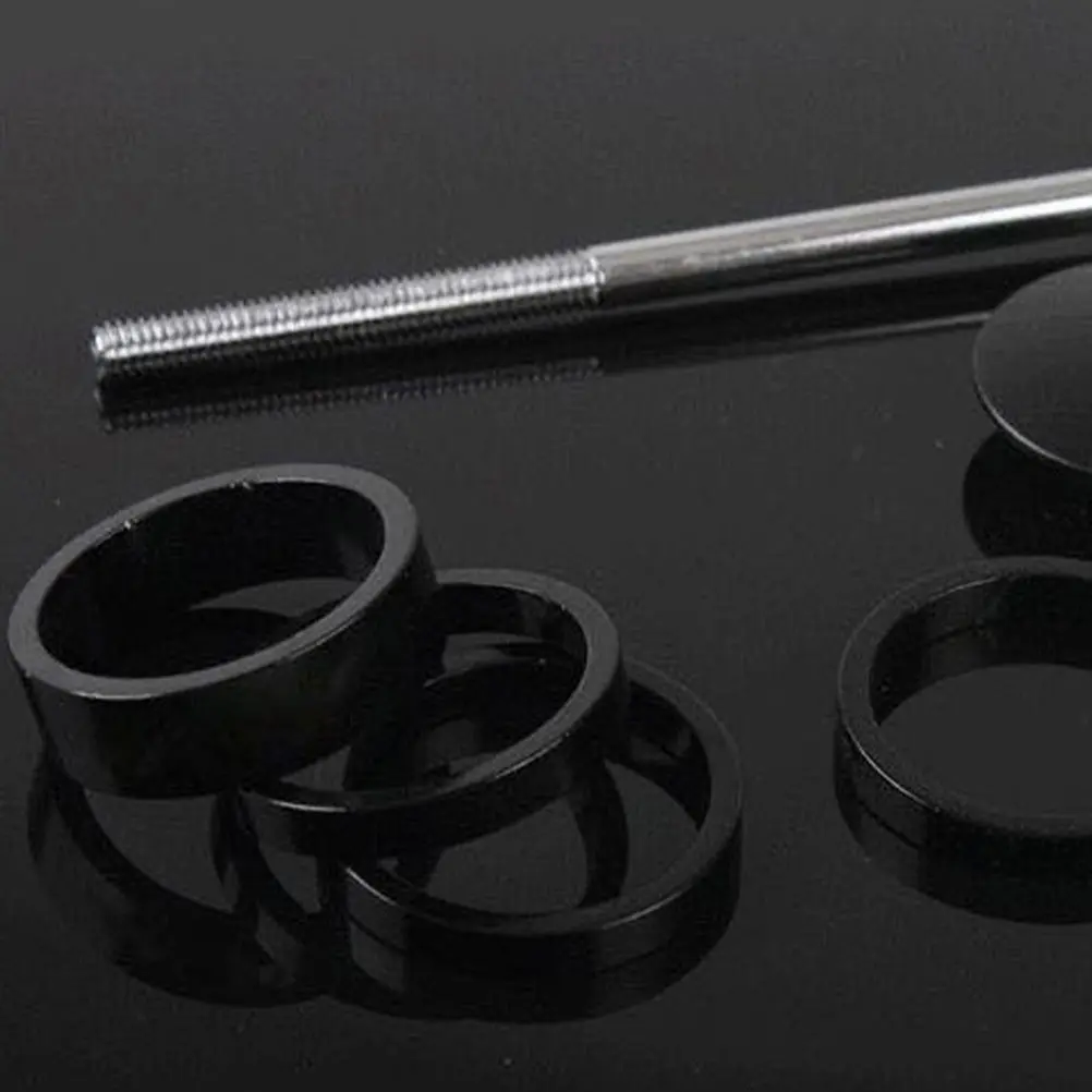 

2 Pcs Bike Handlebar Riser Adapter Stem Extender Mountain Bicycle's Aluminum Alloy