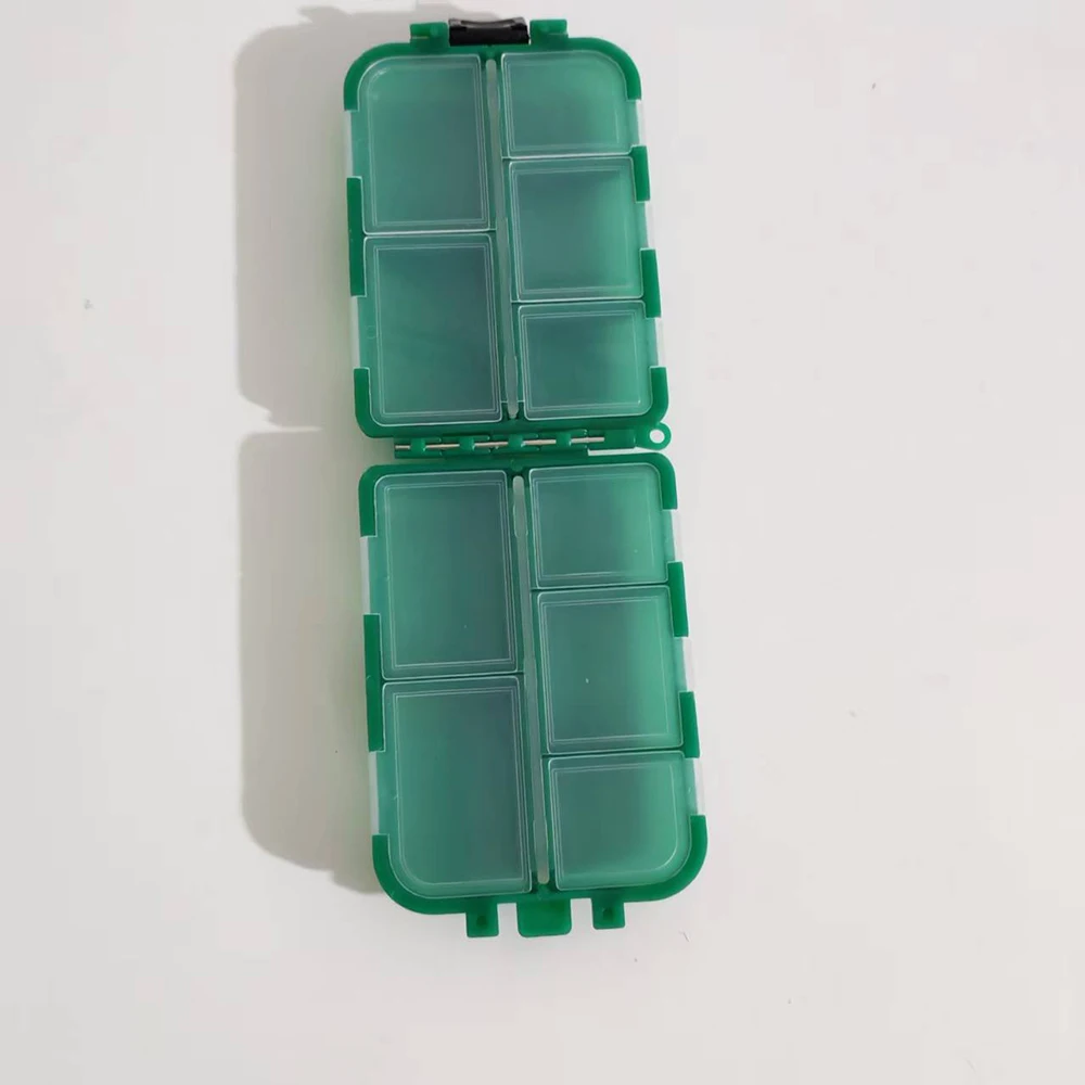 Kompakte Angelausrüstungsbox, Angelzubehörbox, Tragbare Köder- und Hakenbox, Acht-Zeichen-Ring-Werkzeugbox – Detail 5