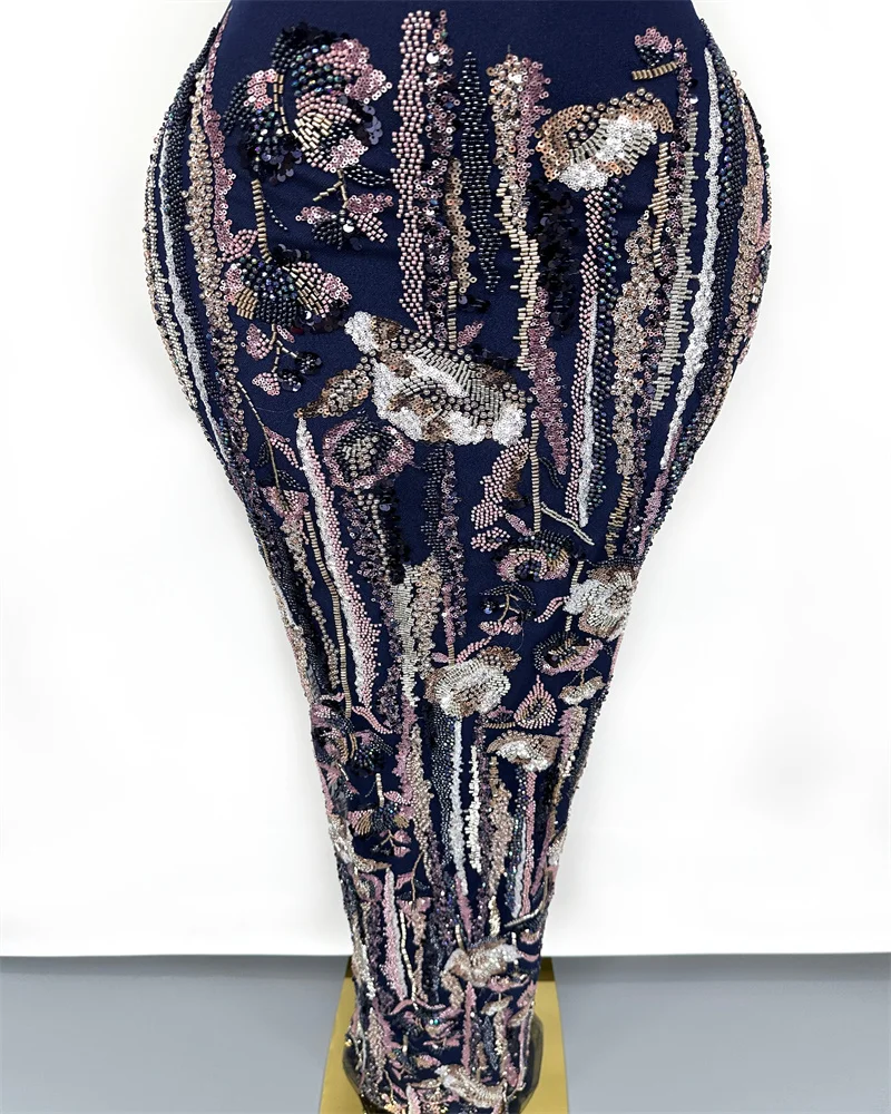 

Роскошная африканская кружевная ткань с блестками, вышивка бисером, нигерийская свадебная ткань для жениха, высокое качество, французский тюль, кружевная ткань для свадьбы