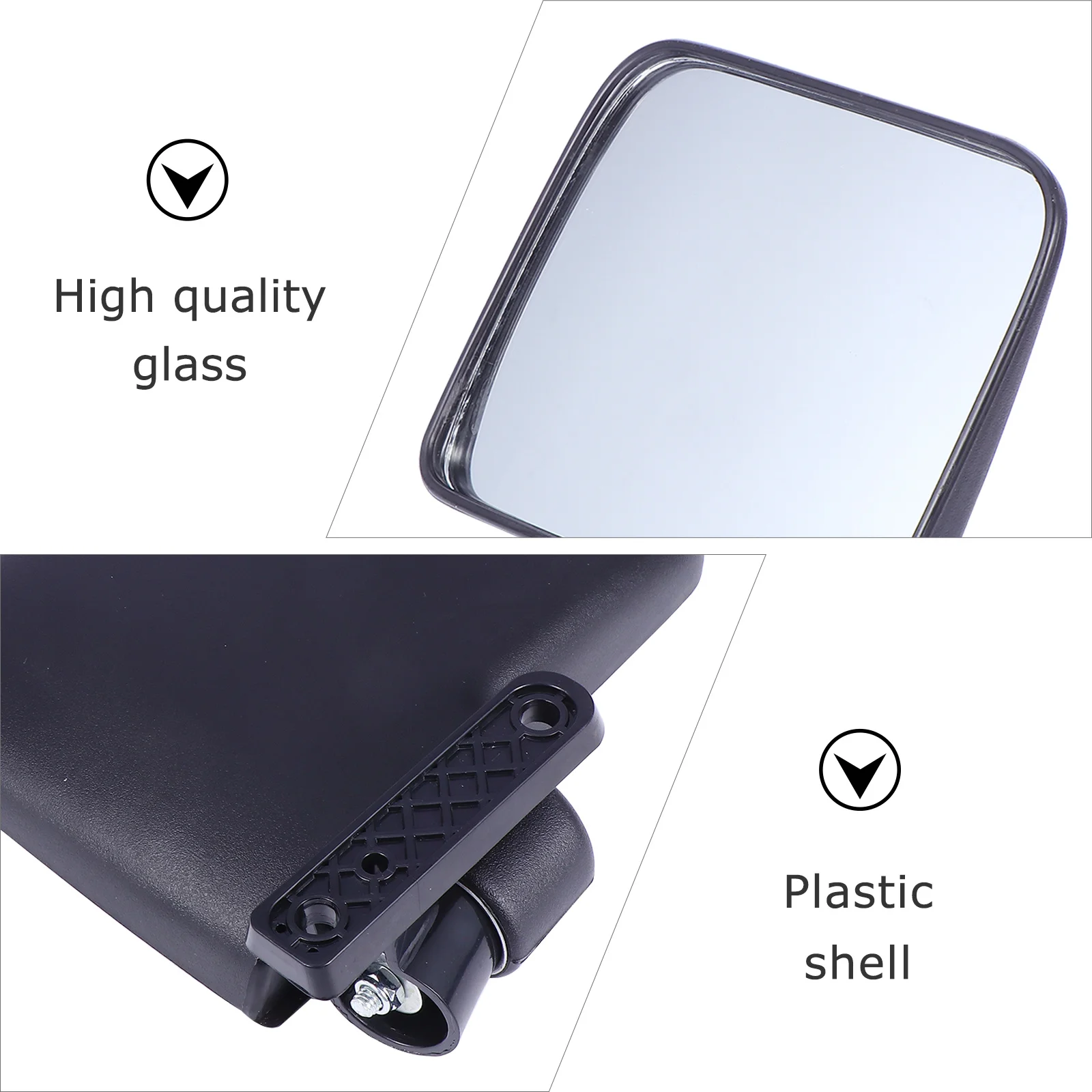 

2Pcs Car Rearview Mirror Wide Angle Blind Spot Auxiliary Mirror Adjustable Parking Rearview Glass for Most Domestic Import