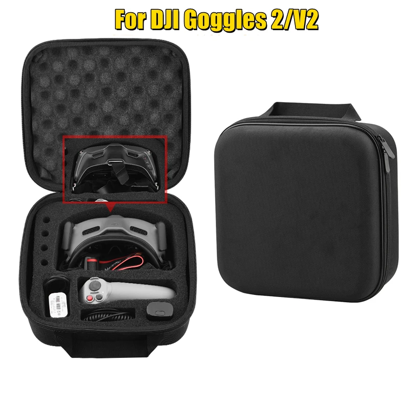 Storage Bag For Goggles 2/V2 Portable Nylon Handbag Carrying Case Travel for DJI AVATA RC MOTION 2 GOGGLES INTEGRA Accessories