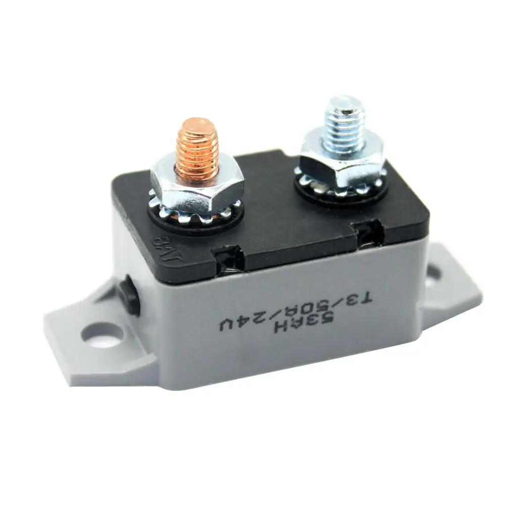12-24Volt Car Boat Audio Inline Circuit Breaker Manual Reset Fuse Holder