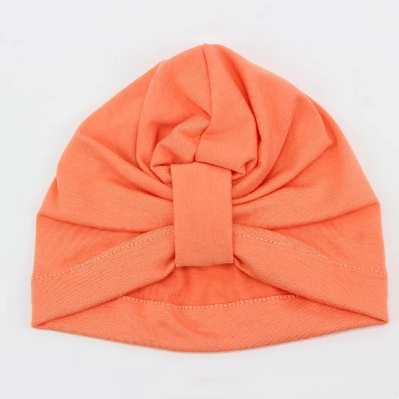 طفل قبعة الخريف الشتاء طفل يندبروف القطن مرونة لينة الشاش قبعة عمامة معقود البوهيمي نمط قبعة هندية للفتيات الفتيان #3