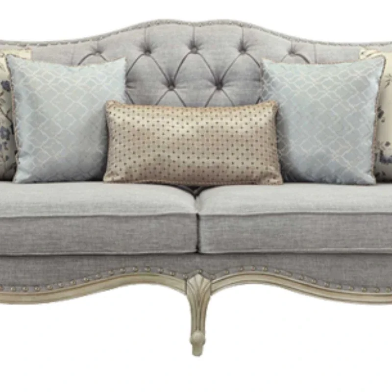 

Комбинированная ткань для трех человек для небольшой квартиры, гостиной, одинарная, двойная, в европейском французском стиле, винтажная гравировка, печать