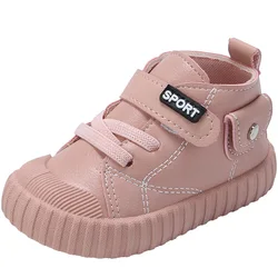 2023 Nieuwe Witte Lederen Baby Peuters Sneakers Eerste Wandelaars Kinderen Schoenen Voor Jongens En Meisjes Ster Casual Flats Kid schoenen