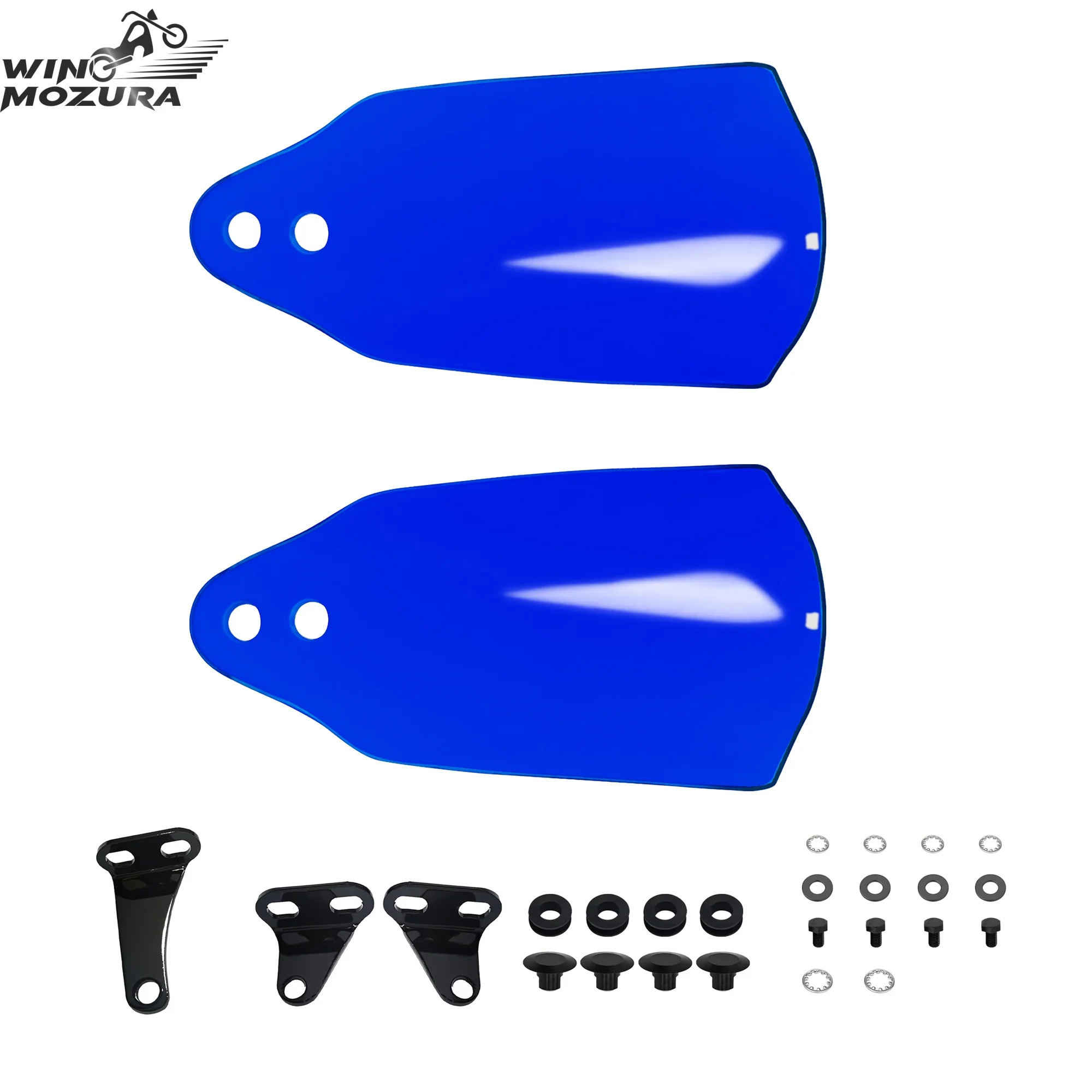 

Motorcycle Blue Handguards Hand Shield Guard Cover For Harley Road Glide Road Glide 2015-20 Street Bob FXBB 2018-20 Low Rider ST