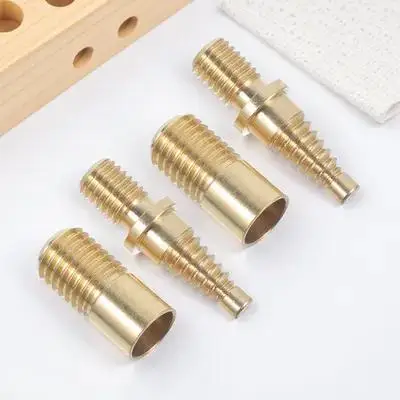 

2Sets Pool Cue Joint Pin Screws Heavy Duty Copper Screws Rust Resistant Pool Cue Extension Rod Screw Set Repairing Accessories
