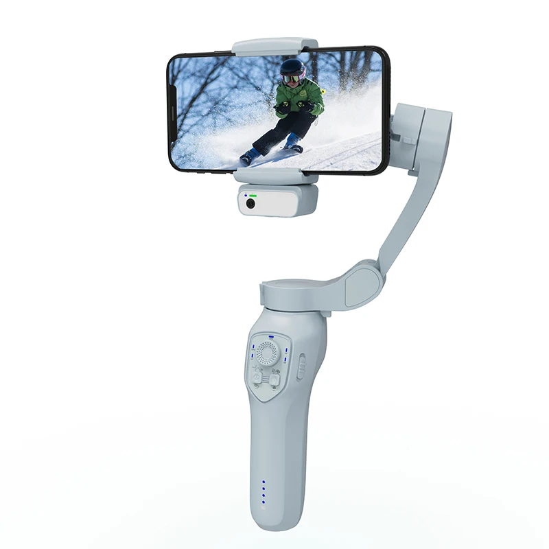 NEW Takenoken L7C Pro Plus White Portable Gimbal Stabilizer Automatic Adjustable for Mobile Phone DSLR Camera Handheld Camera
