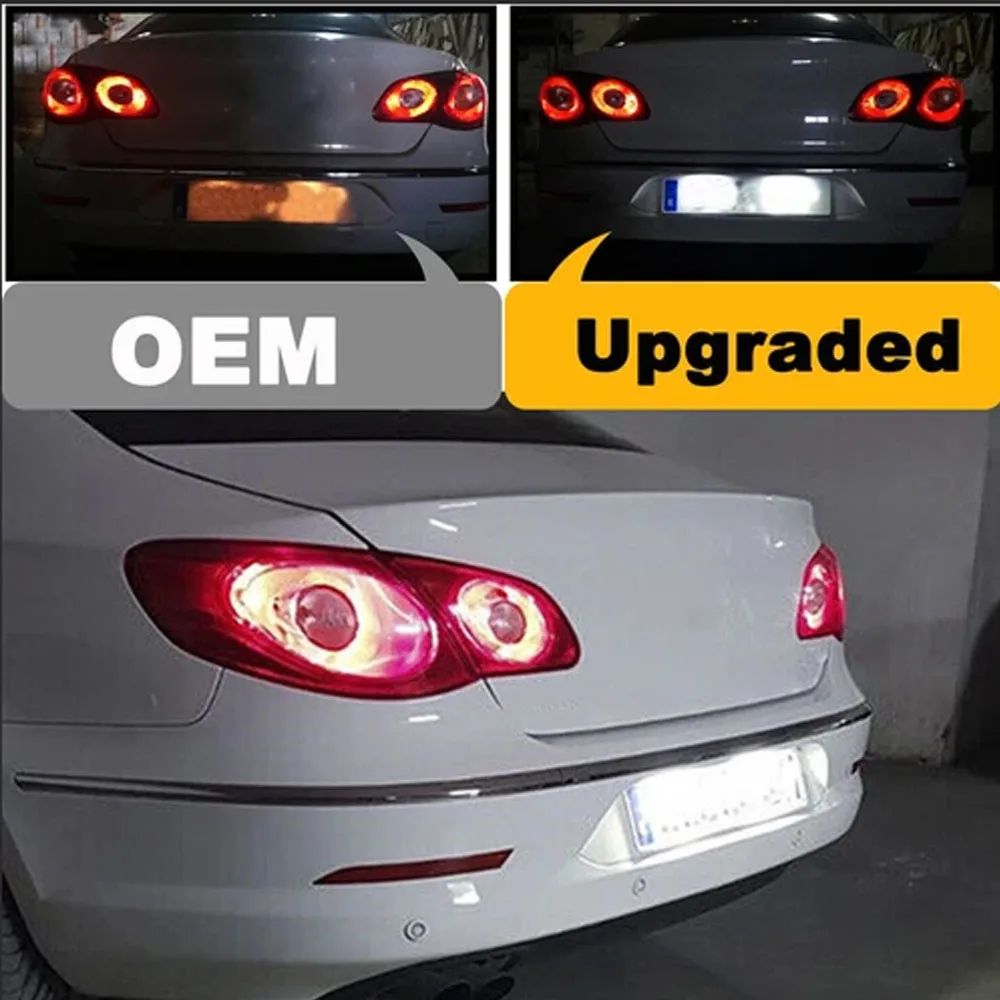 

Автомобильная лампа, светодиодный задний фонарь номерного знака, освещение номерного знака, высокая яркость, светодиодная лампа номерного знака для Arteon Golf Fox