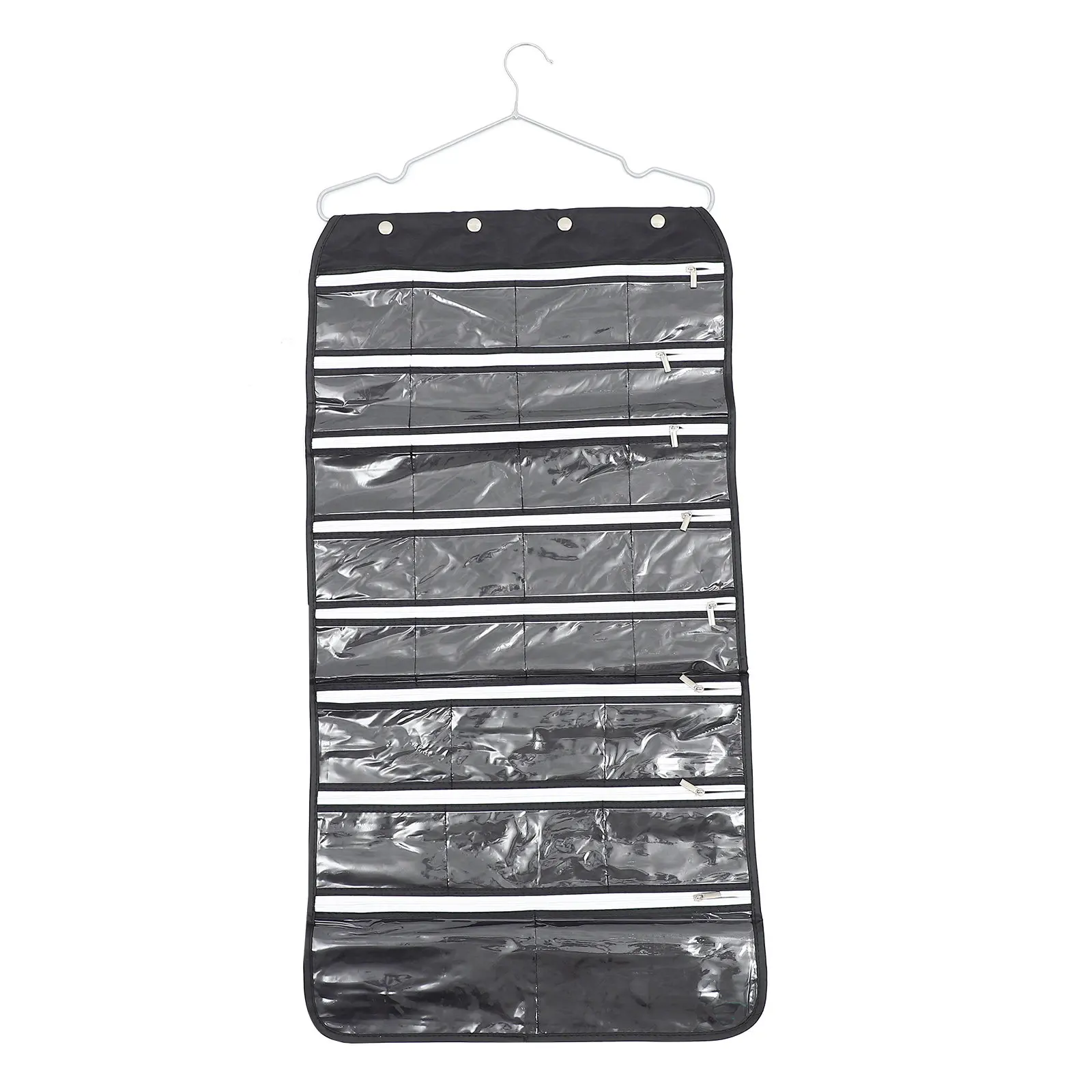 

1pc Jewelry Storage Bag Double-Side Hanging Pouch For Necklaces Bracelets Earrings Organizers Sundries Display Bag