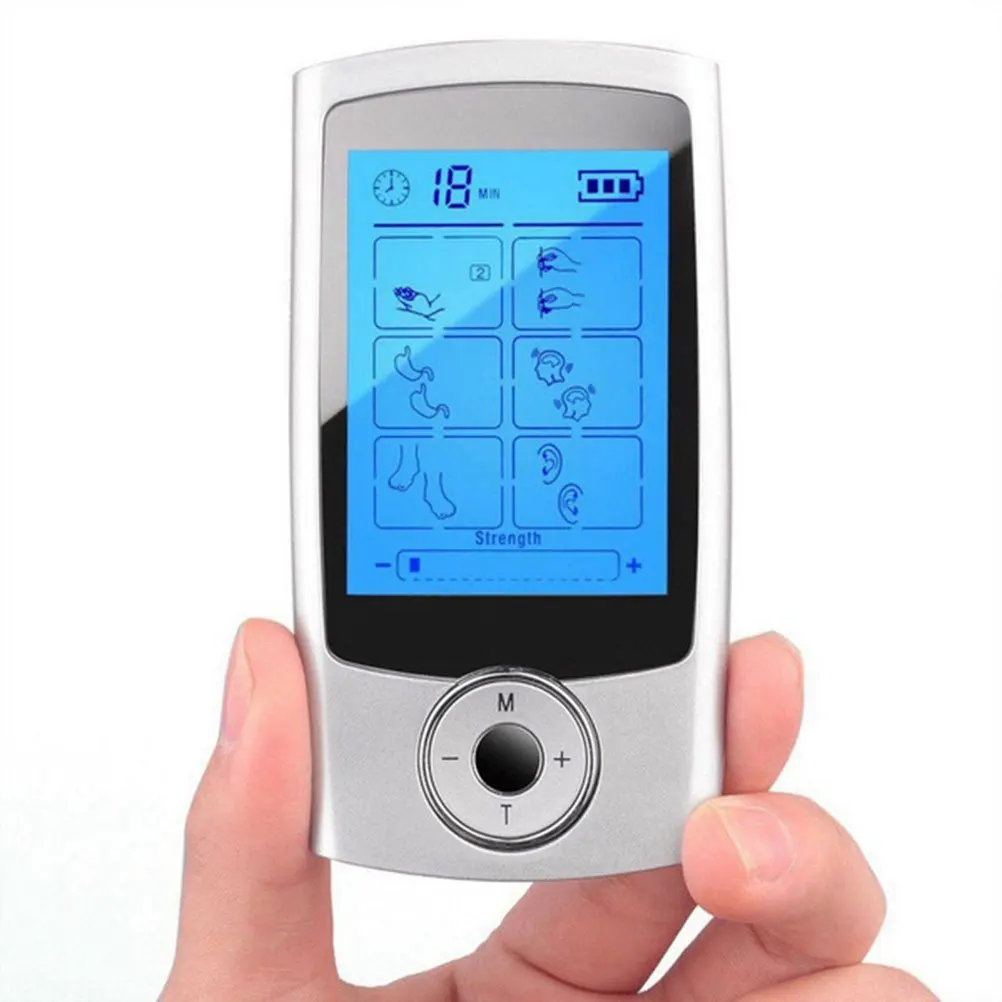 

Electronic Acupuncture Massager Mini Muscle Relax Therapy Machine LCD Screen Pain Reliever for Waist Shoulder Leg Foot