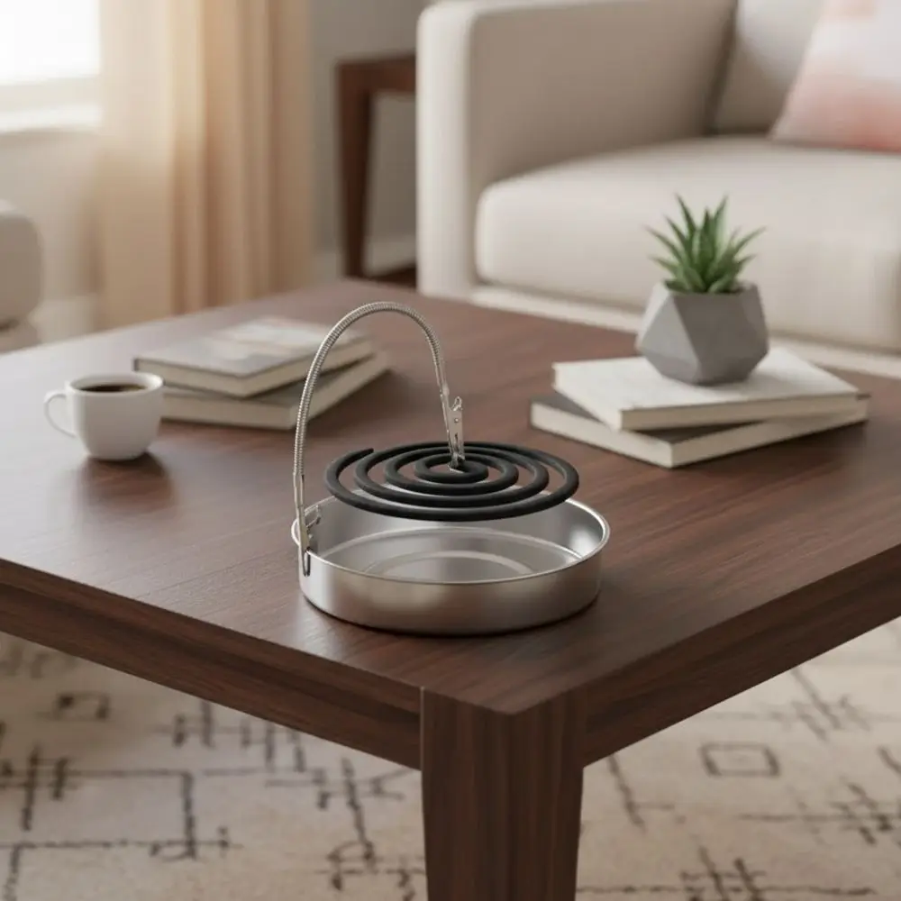 Double-Headed Metal Mosquito Coil Bracket Durable Universal Bend Incense Rack Multi-function Ash Tray Base Mosquito Coil Holder