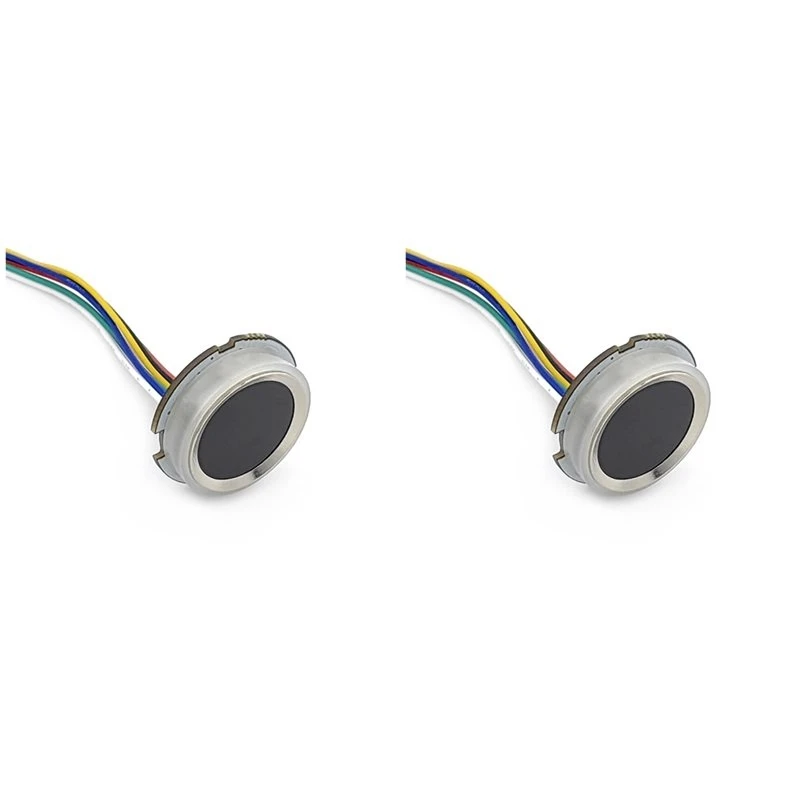 A98Z 2X R502S Fingerprint Module Fingerprint Recognition Module Capacitive Fingerprint Module Sensor Scanner RGB Ring