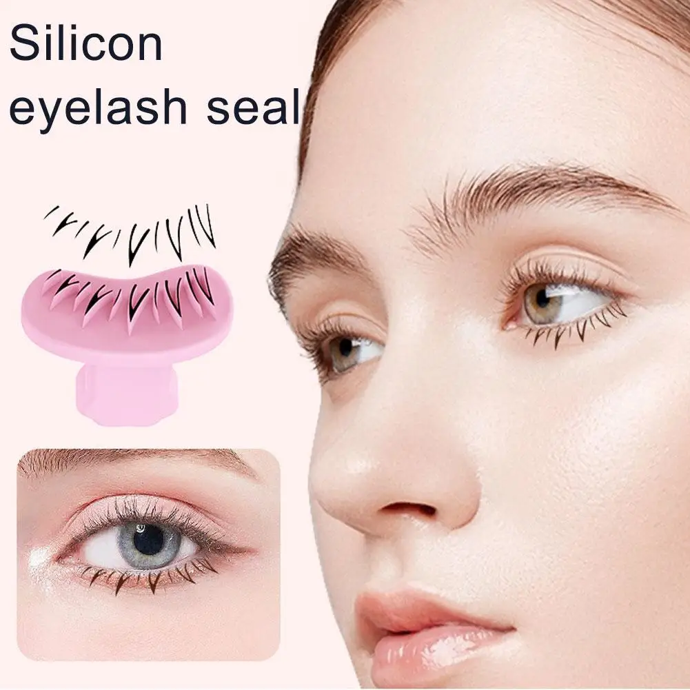 1 Pair Eyelash Stamps Tool Eye Makeup Tool DIY Lower Lashes Extensions Natural Look For Make Up Beginner False Eyelash