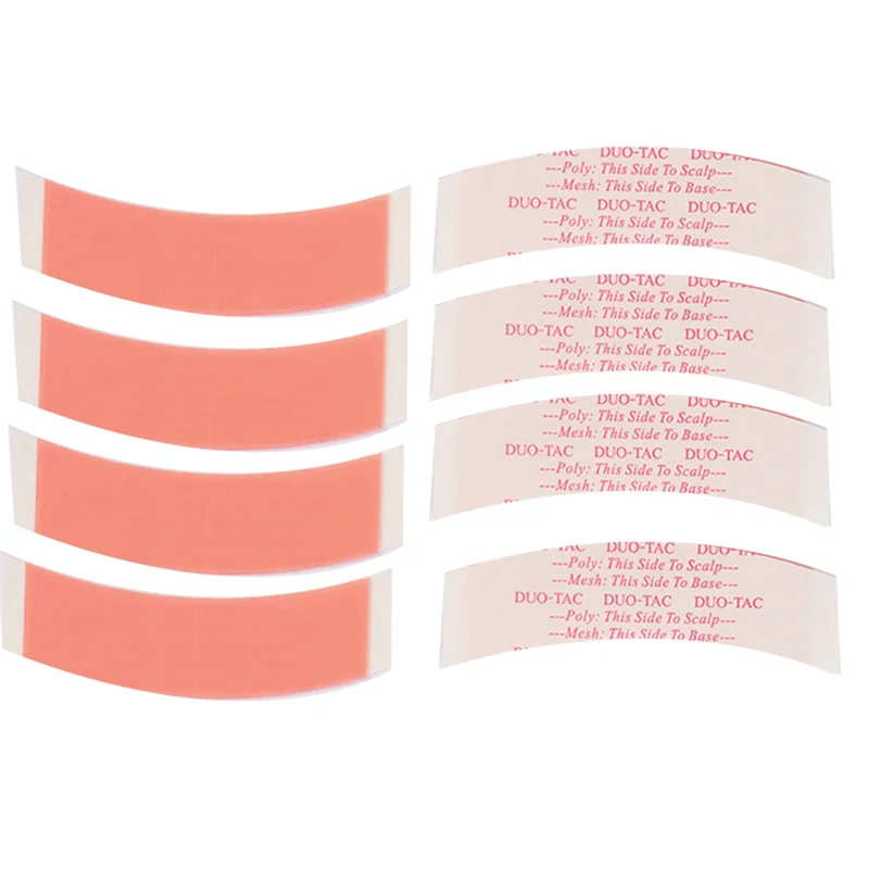 M04K 36Pc/Bag Super Strong Duo-Tac Wig Hair Double Tape Adhesive Extension Hair Strips Waterproof For Toupees/Lace Wig Film