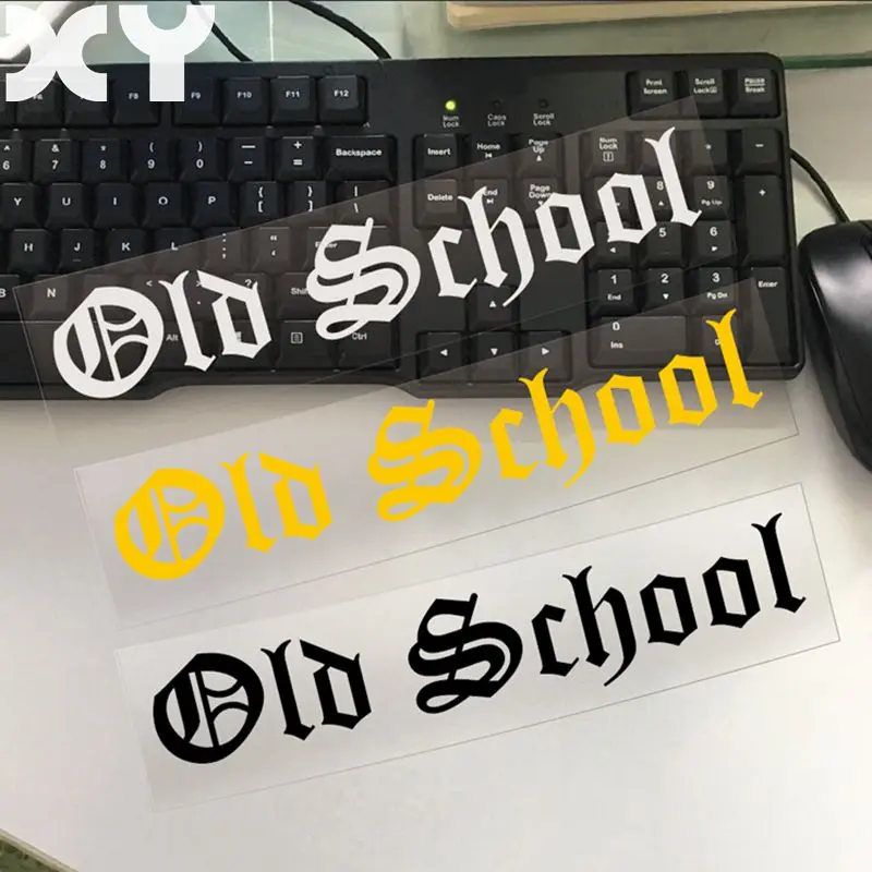 

XY Car Styling Old School Reflective Car Stickers Motorcycle Vinyl Sticker Decals Reflective Type