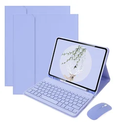 Funda for Apple iPad Air 11 inch 2024 Case Keyboard Wireless Detachable Teclado for iPad Air 11 2024 M2 Keyboard Cover Coque