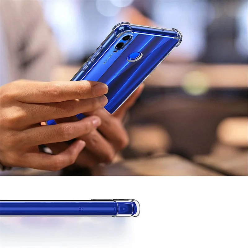 Soft Clear Case for Honor-8X Phone Cases Honor 8X Shockproof Silicone Cover Honor 8 X Case Huawei Honor 8X