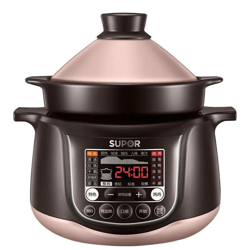 Supor Panela Elétrica, Caçarola Elétrica, mingau, Aparelhos De Cozinha De Cerâmica, Aparelho De Cozinha