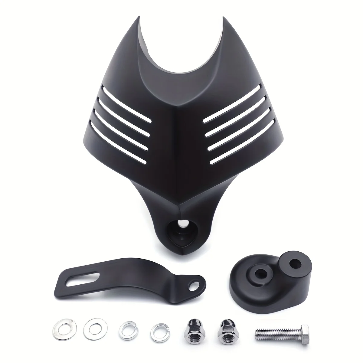 Motorcycle Black/Chrome Big Twin Horn Cover Stock Cowbell Horns For Harley Dyna Softail Sportster Electra Road King Street Glide