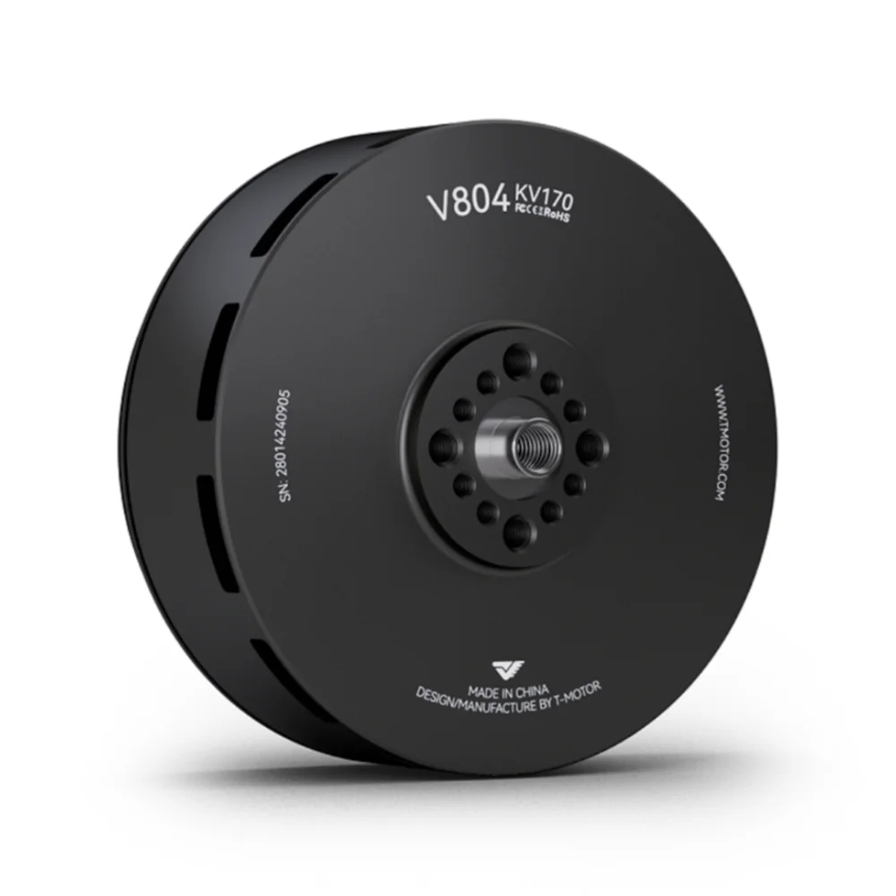 T-MOTOR V804 KV170 12S Brushless Drone Motor Max. Thrust 17KG Direct Drive 5200W Vtol Motor