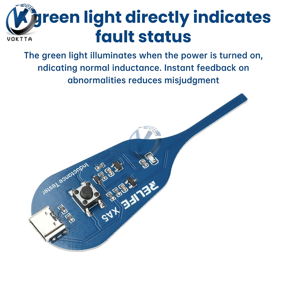 XA5 Inductance Tester Electromagnetic Inductance Quick Fault Check Detector Computer Motherboard Coil Tester Repair Tool