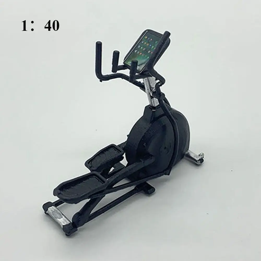 New 1:12 Dollhouse Fitness Equipment Mini DIY House Treadmill Miniature Treadmill Dollhouse Decoration