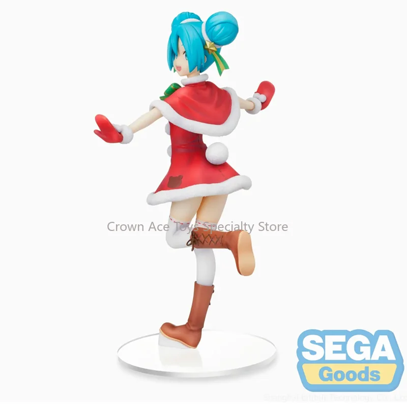 SEGA Anime Figure VOCALOID Hatsune Miku 2021 Christmas MIKU Action Figure Trendy Toys Doll for Kids Gift Collectible Model Dolls