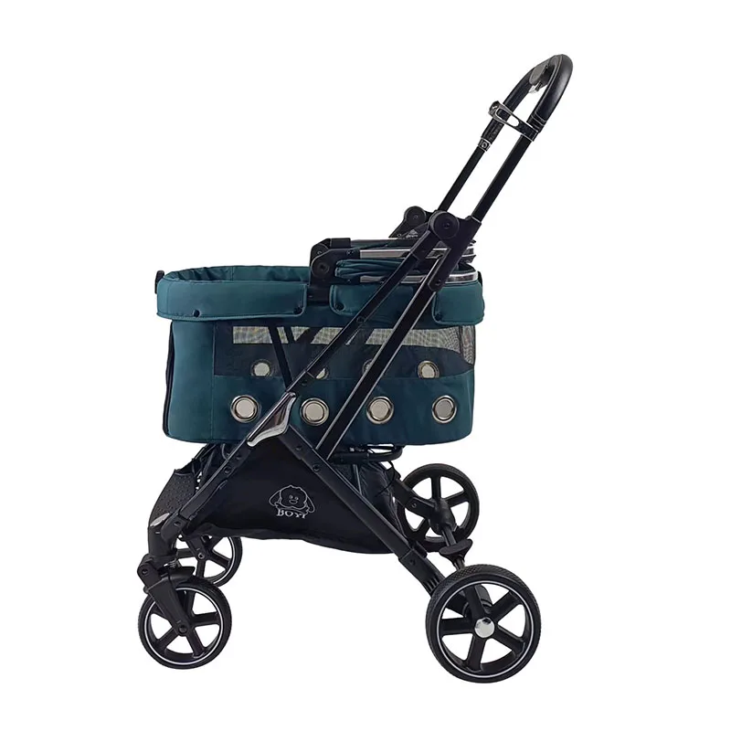 Bestverkopende opvouwbare kinderwagen voor honden met 4 wielen Hot Sale hondenwagen