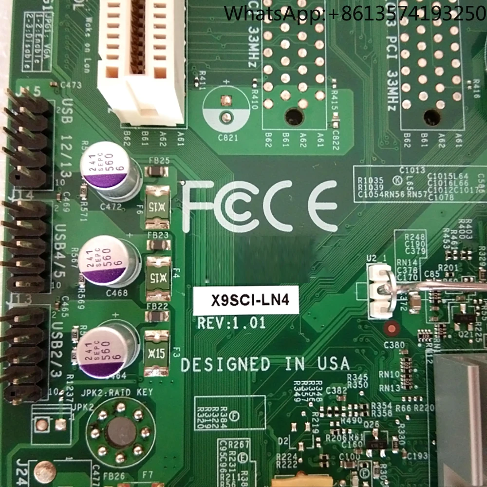 Placa base X9SCI-LN4 para procesadores Xeon E3-1200 V1/V2 de 2.ª y 3.ª generación, Core i3, DDR3, LGA1155