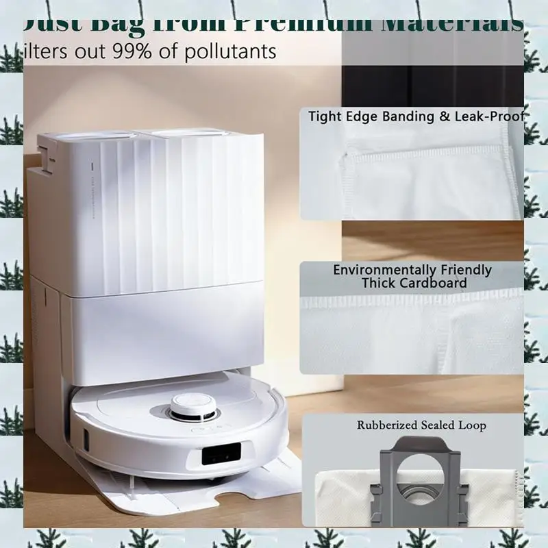 

ABLG 2 Set Accessory Set For Roborock Q Revo/Qrevo S/Qrevo Pro/Qrevo Maxv/Qrevo Master, Dust Bags, Mop Pads