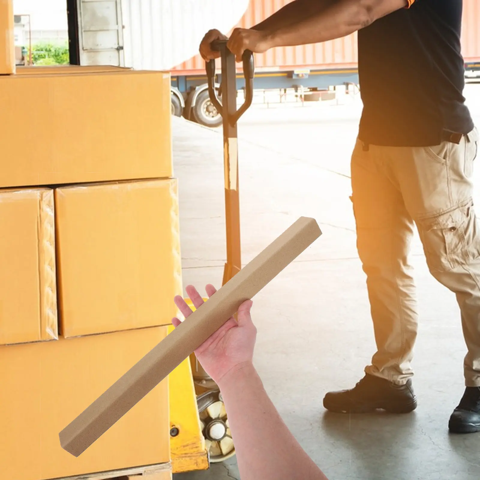 

24Pcs Heavy Duty L-Shape Paper Edge Protectors Corner Guards for Cargo Loads Furniture Packing Carton Shipping Protection